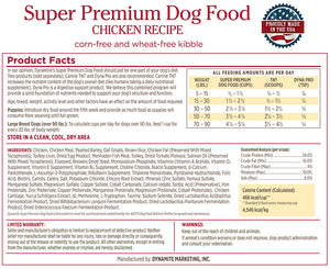 Dynamite Super Premium Dog Food
