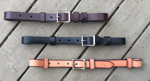Leather straps available in Brown, Black, Natural and Chestnut (not shown)