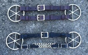 LG Bitless Bridle comes with leather curb or curb chain.