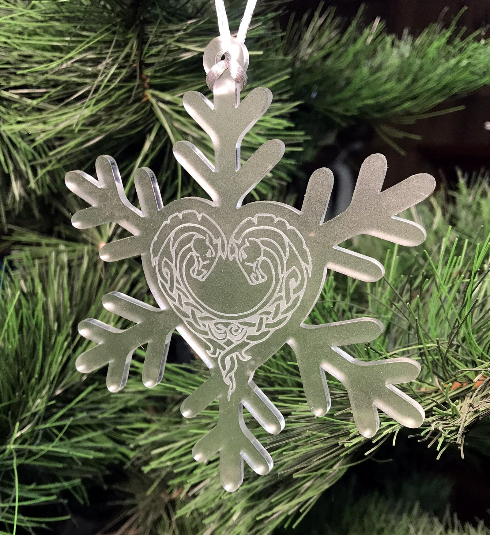 Frosted Acrylic Ornament