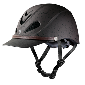 The classic Dakota Grizzly Brown helmet compliments any trailrider's style.